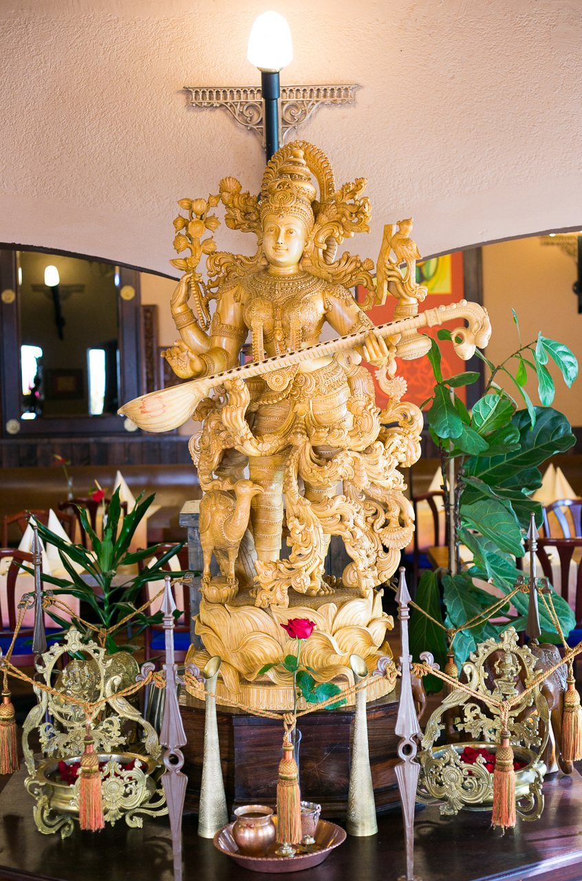 Indische Statue im Agra Mahal Ludwigshafen